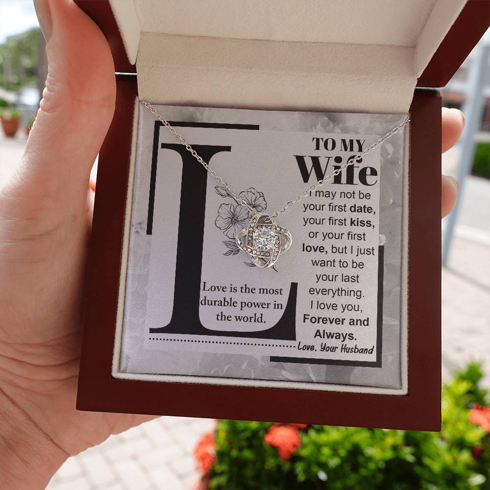 Necklace Gift For Wife - Love Is