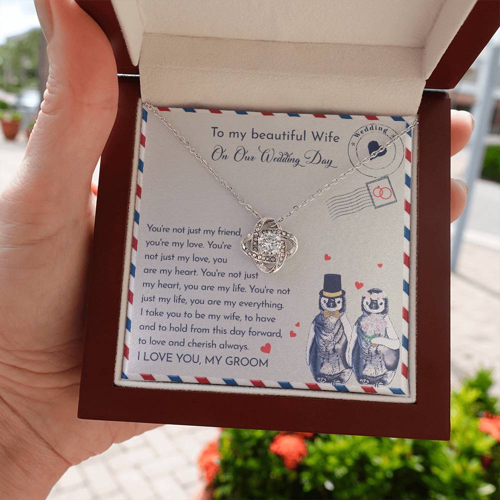 Wedding Day Gift For Wife From Groom - Love And Cherish