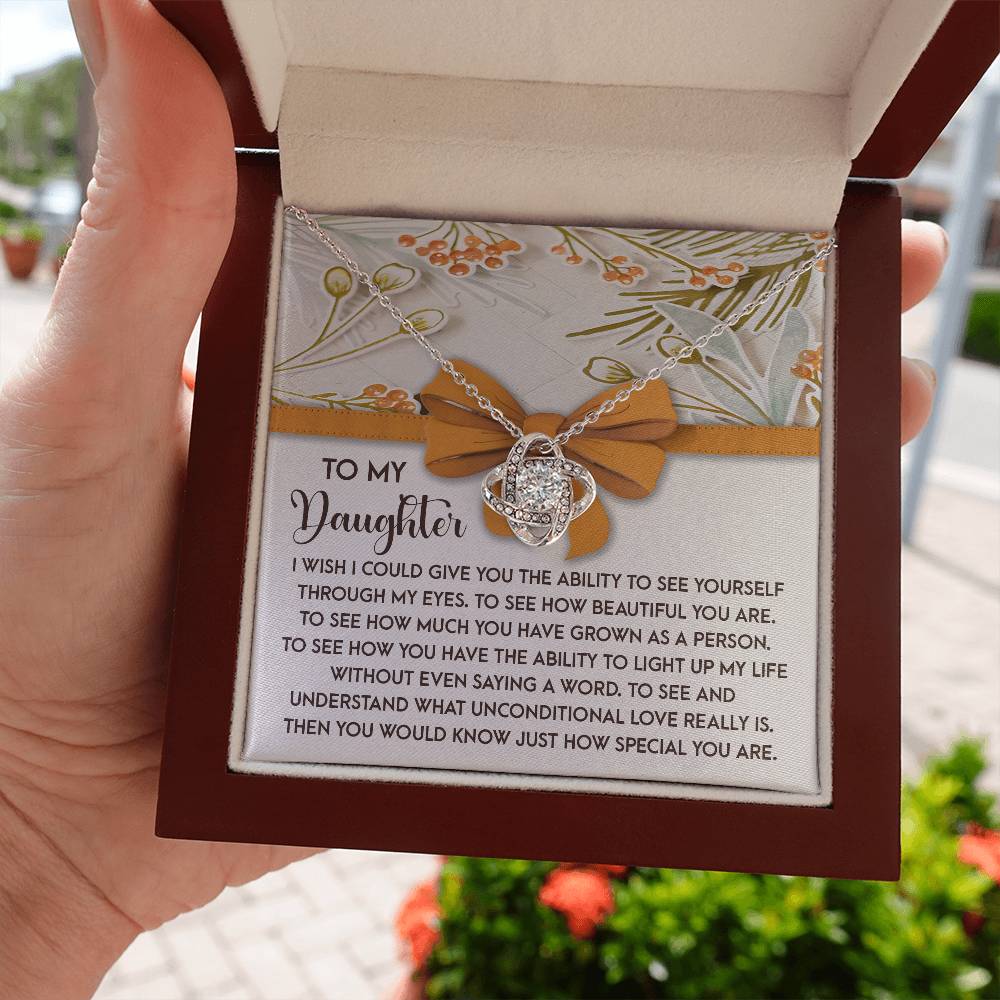 Necklace Gift For Daughter - Saying A Word
