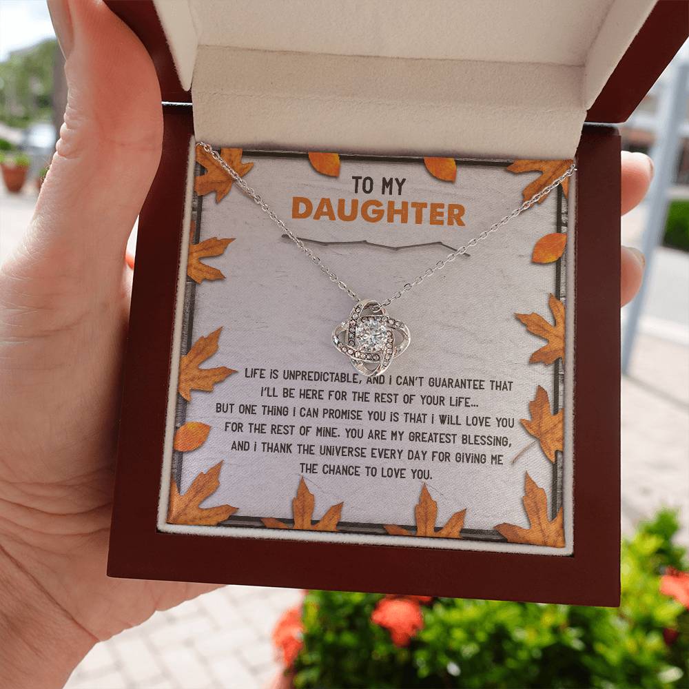 Necklace Gift For Daughter - My Greatest Blessing