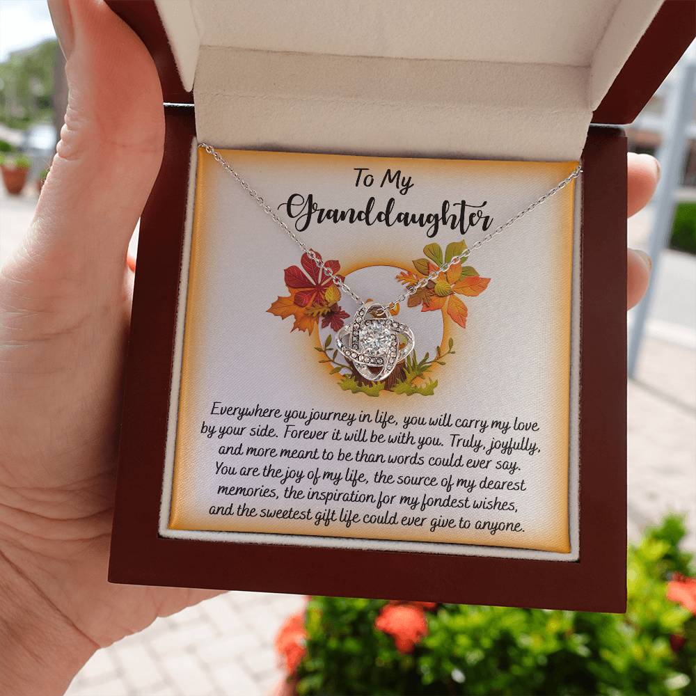 Necklace Gift For Granddaughter - By Your Side