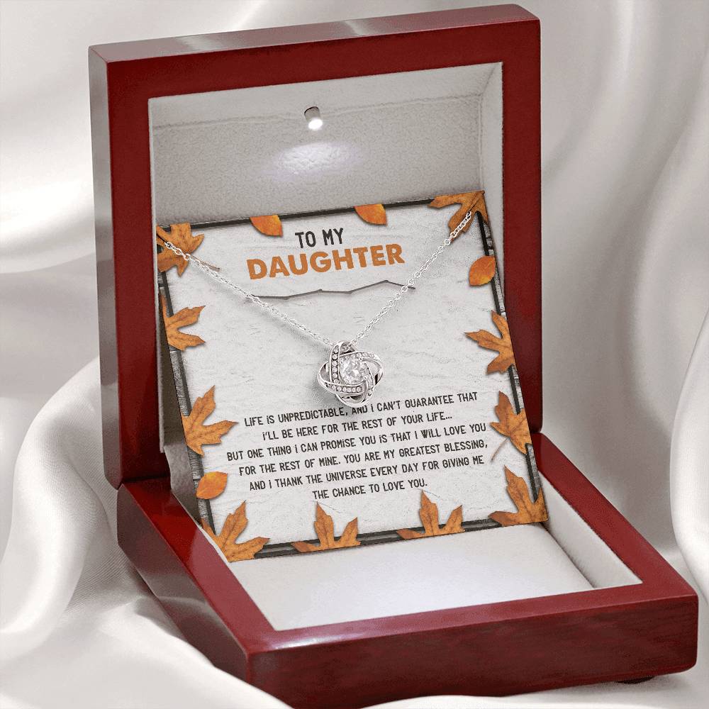 Necklace Gift For Daughter - My Greatest Blessing