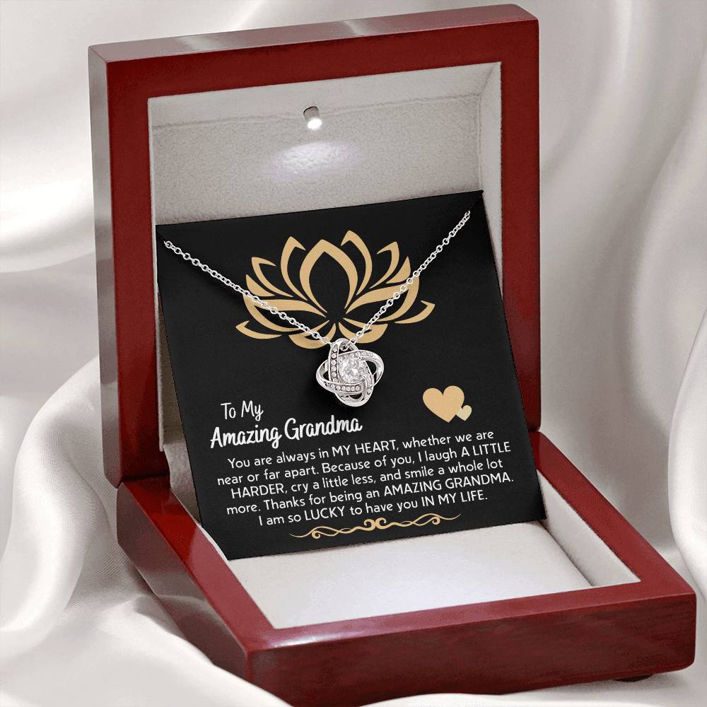 Necklace Gift For Grandma - In My Heart