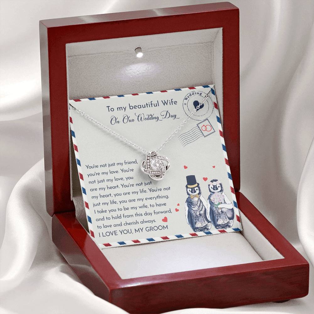 Wedding Day Gift For Wife From Groom - Love And Cherish