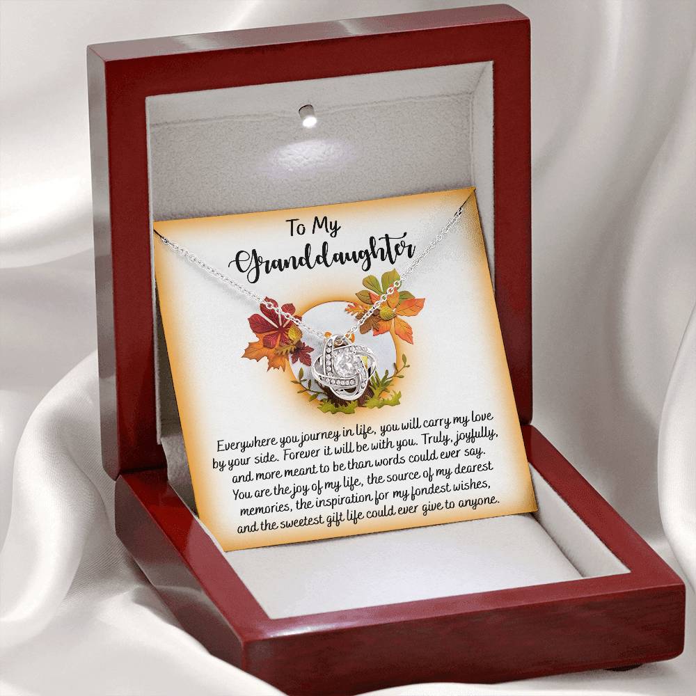 Necklace Gift For Granddaughter - By Your Side
