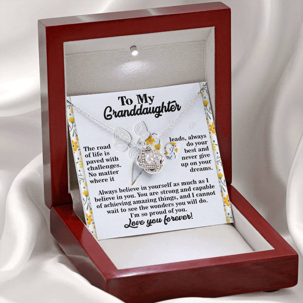 Necklace Gift For Granddaughter - On Your Dreams