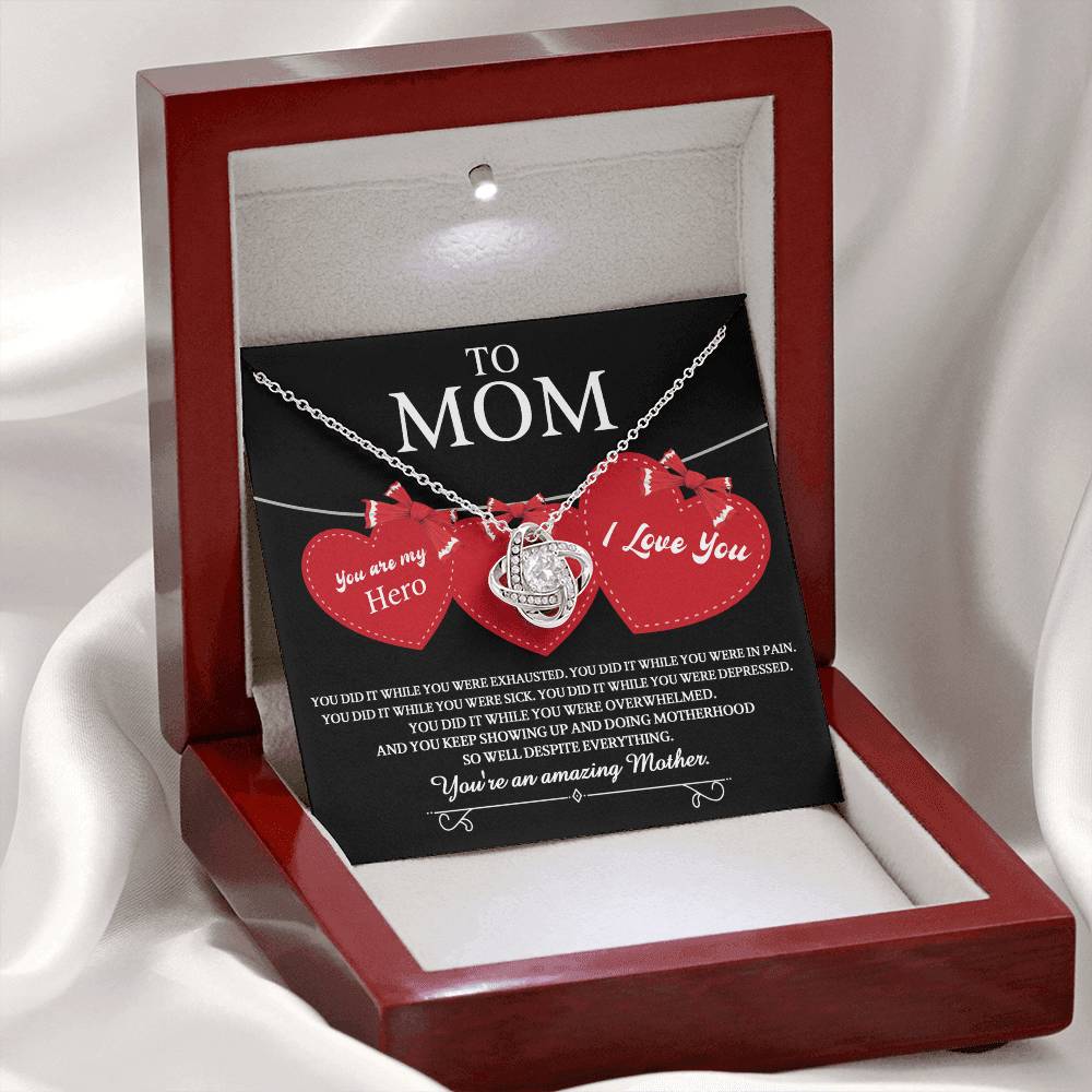 Necklace Gift For Mom - You Did It