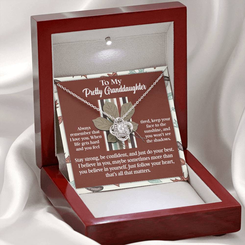 Necklace Gift For Granddaughter - See The Shadows