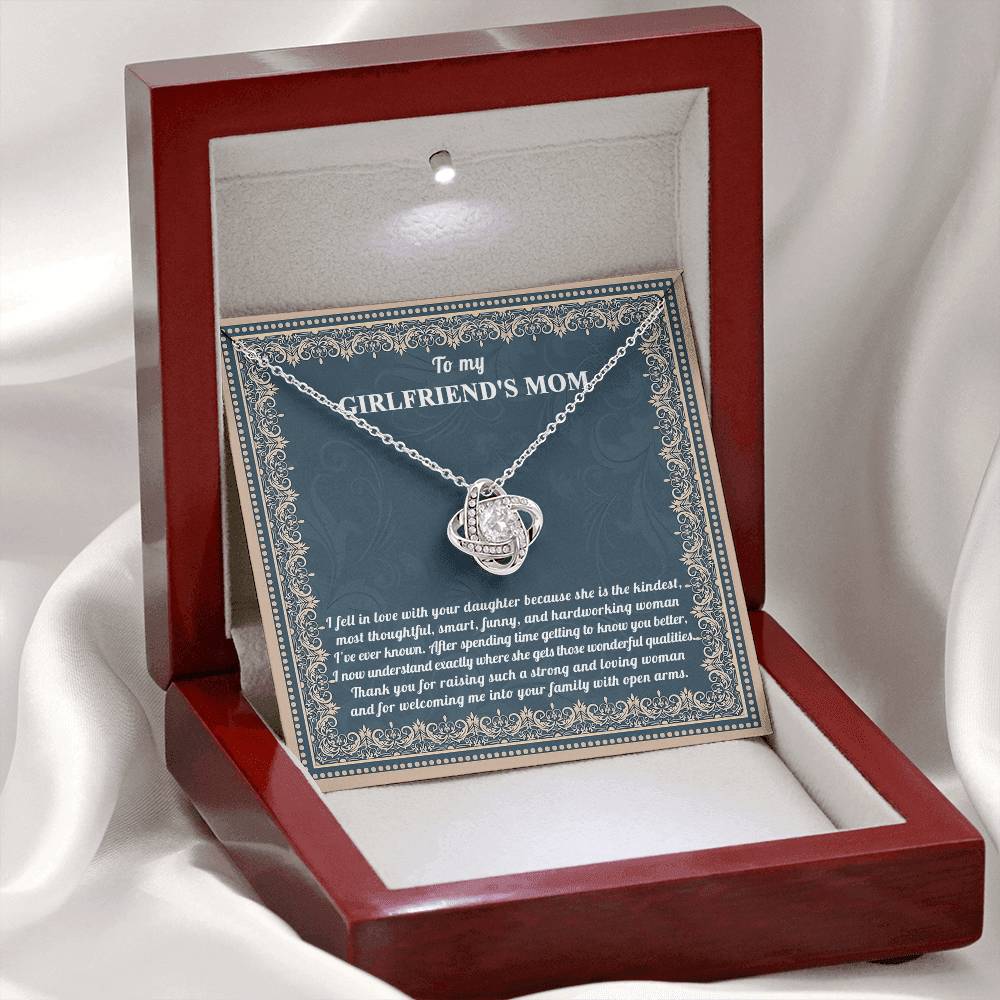 Necklace Gift For Girlfriend's Mom - With Open Arms