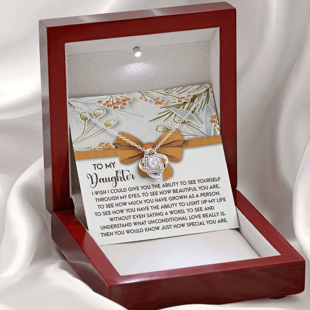 Necklace Gift For Daughter - Saying A Word