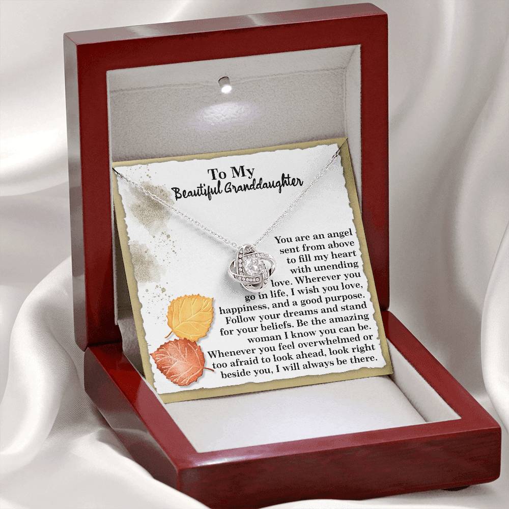 Necklace Gift For Granddaughter - An Angel