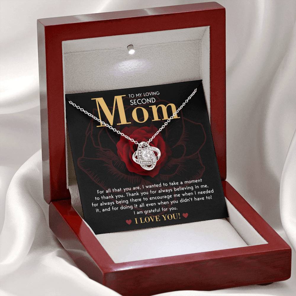 Necklace Gift For Second Mom - Grateful For You