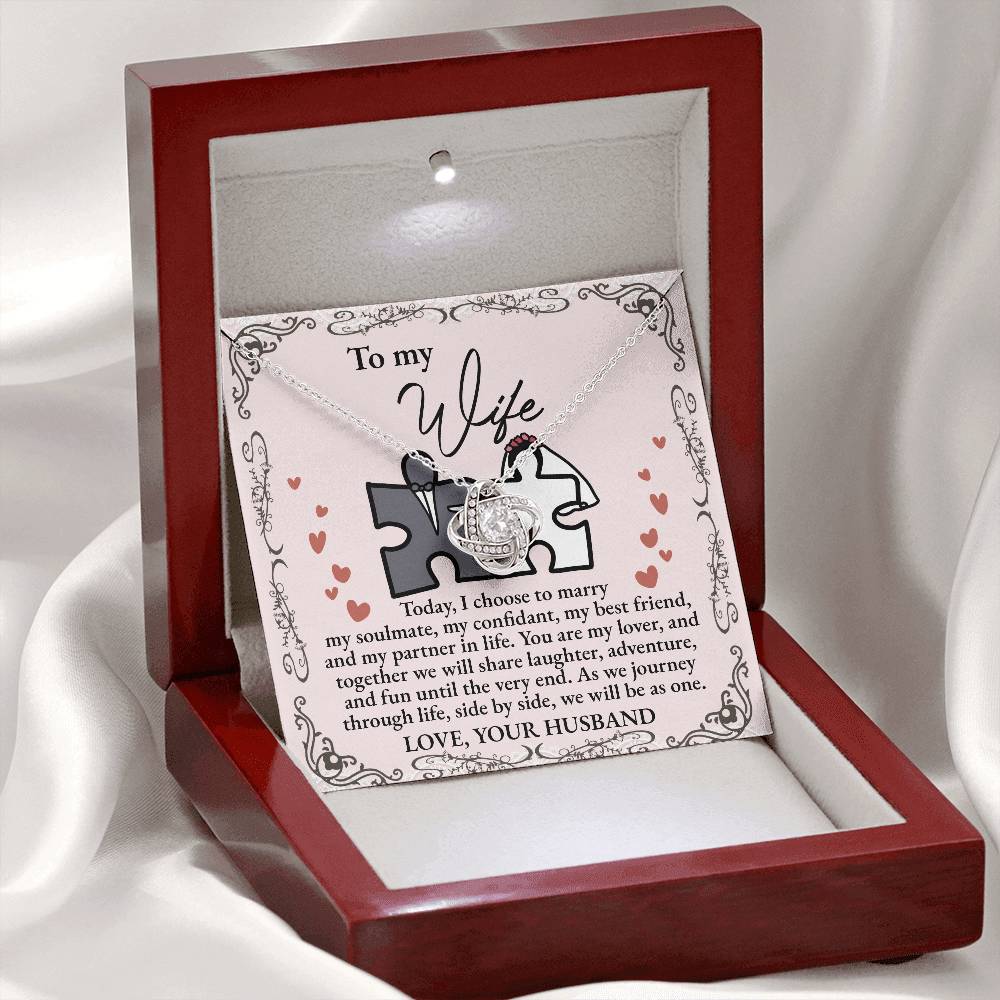 Wedding Day Gift For Wife - Be As One