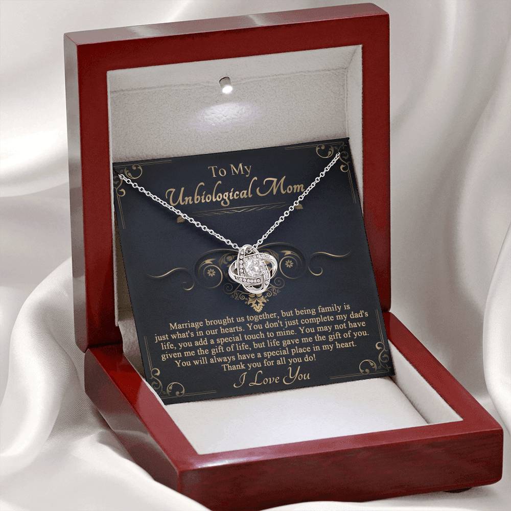 Necklace Gift For Unbiological Mom - In Our Hearts