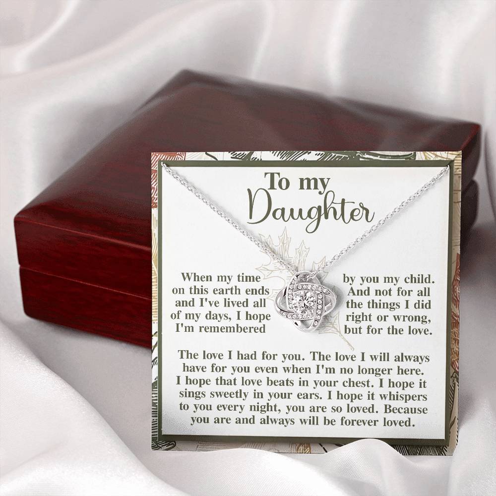 Necklace Gift For Daughter - In Your Ears