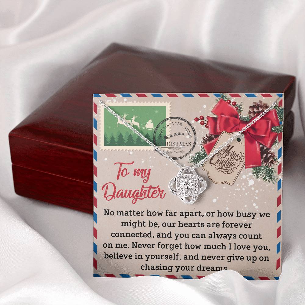 Necklace Gift For Daughter - Forever Connected