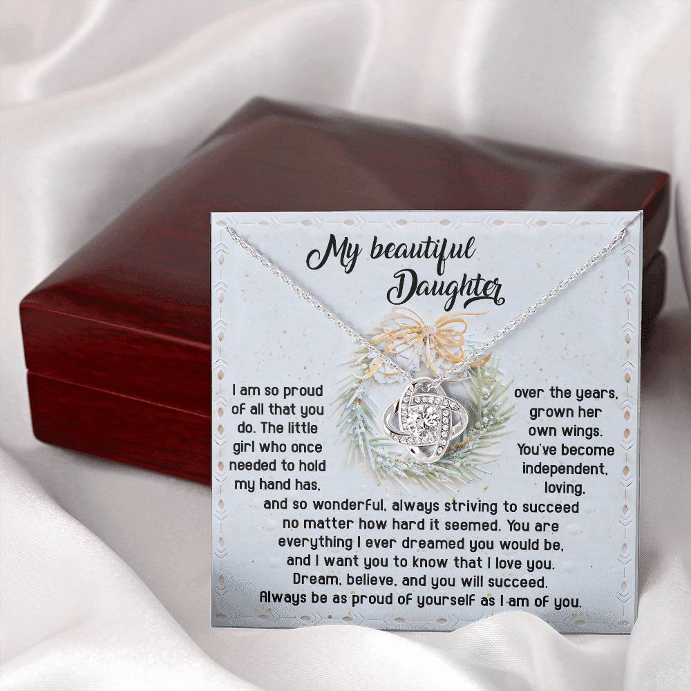 Necklace Gift For Daughter - Proud Of Yourself