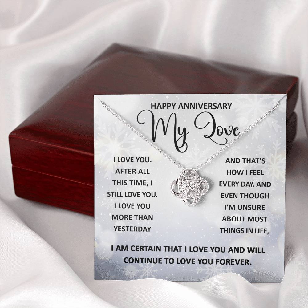 Necklace Anniversary Gift For Wife or Girlfriend - Still Love You