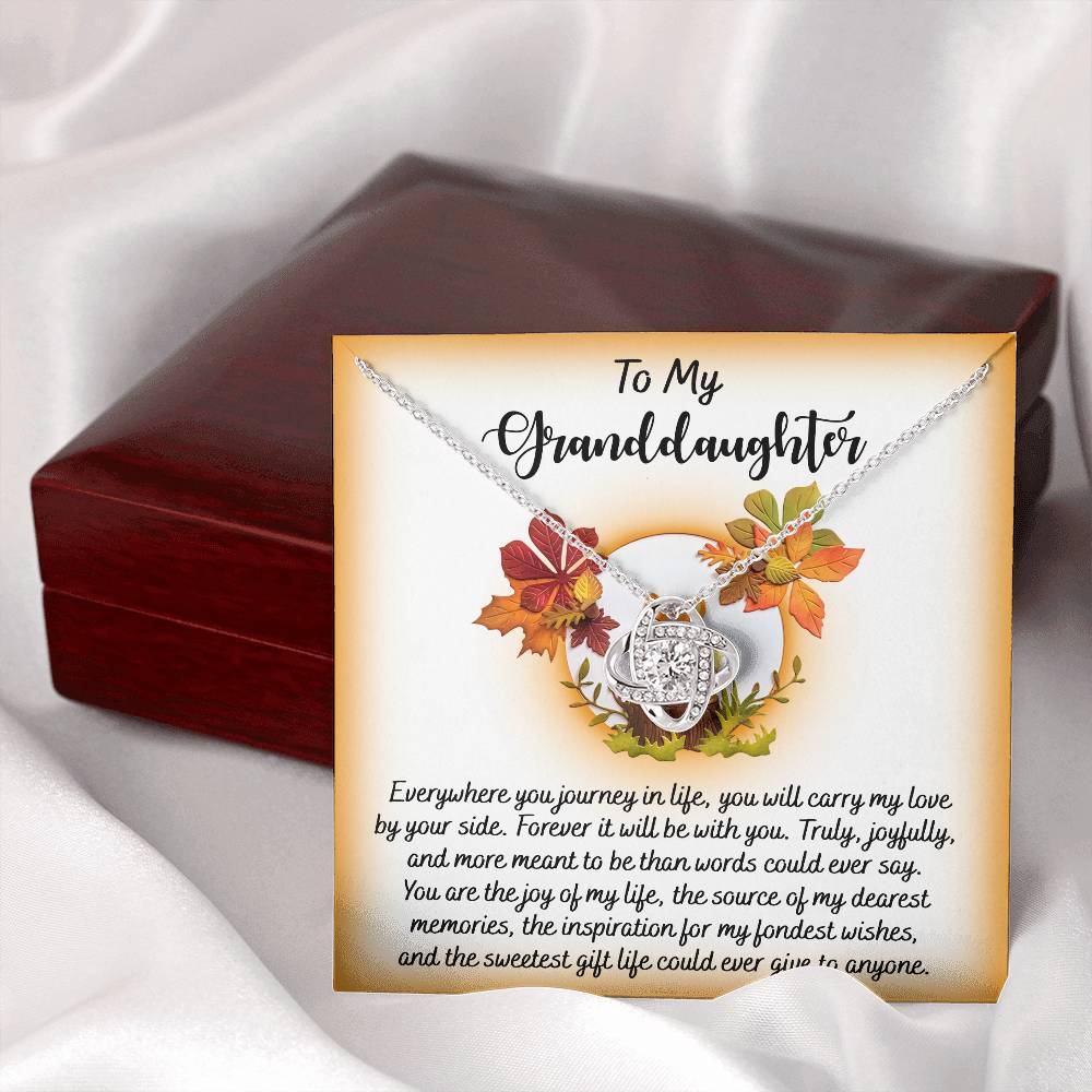 Necklace Gift For Granddaughter - By Your Side