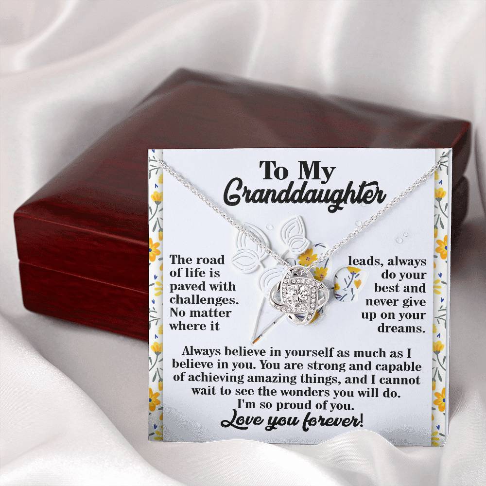 Necklace Gift For Granddaughter - On Your Dreams