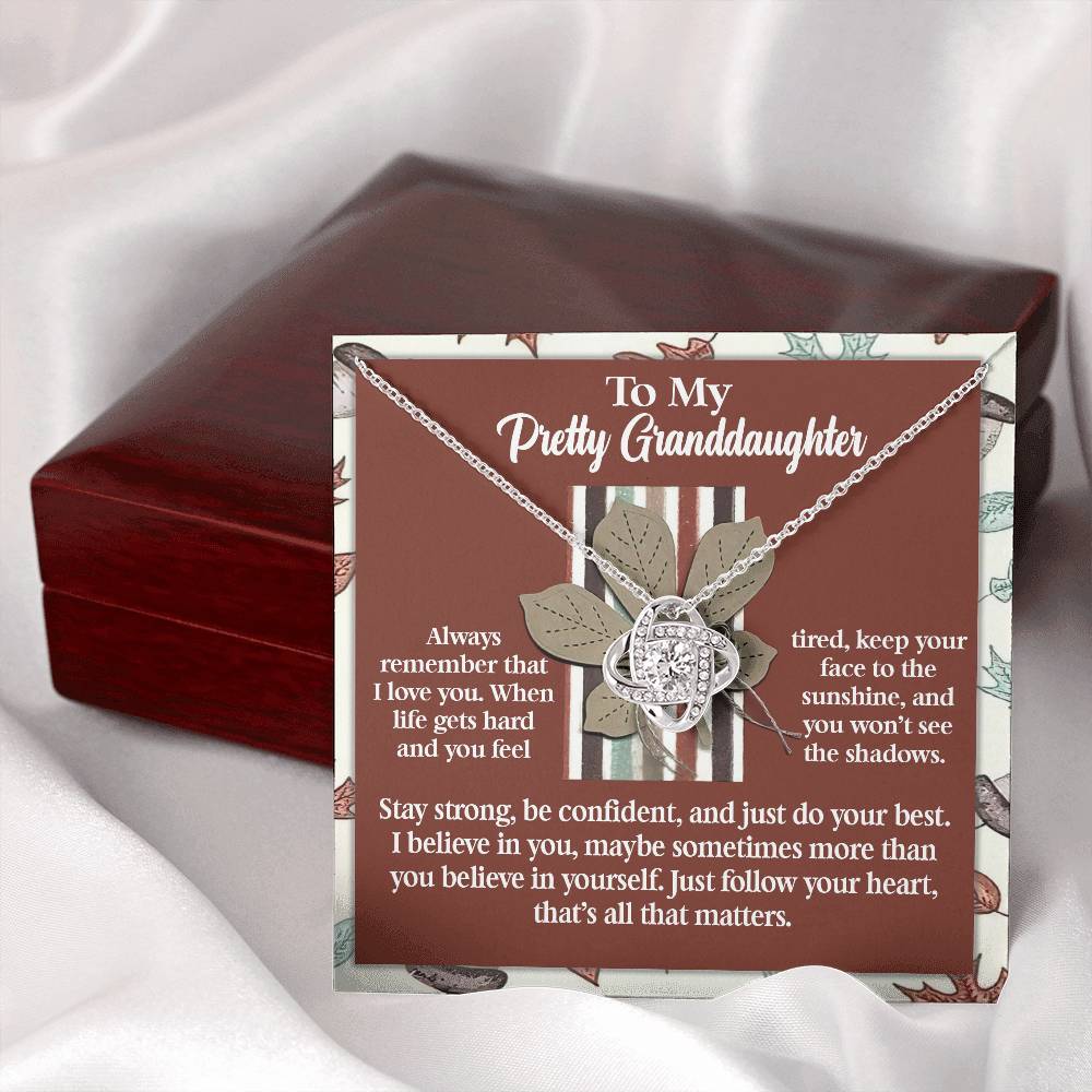 Necklace Gift For Granddaughter - See The Shadows