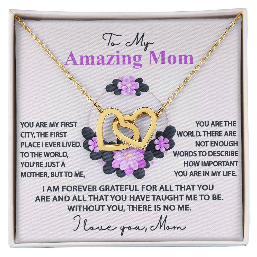 Necklace Gift For Mom - Forever Grateful