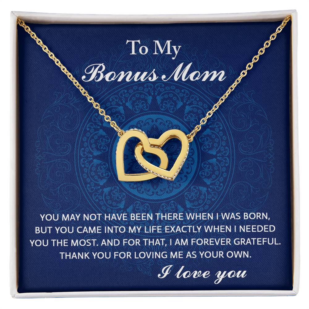 Necklace Gift For Bonus Mom - I Needed You