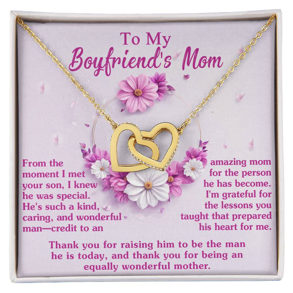 Necklace Gift For Boyfriend's Mom - Wonderful Mother