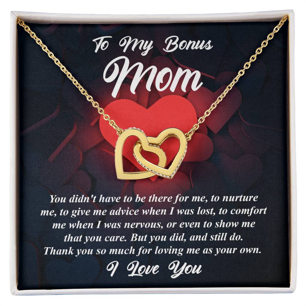 Necklace Gift For Bonus Mom - That You Care