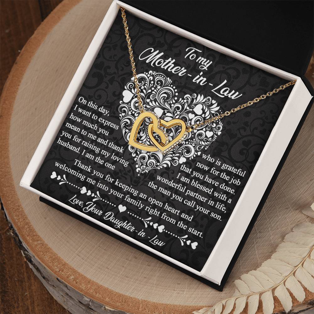 Necklace Gift For Mother In Law - An Open Heart