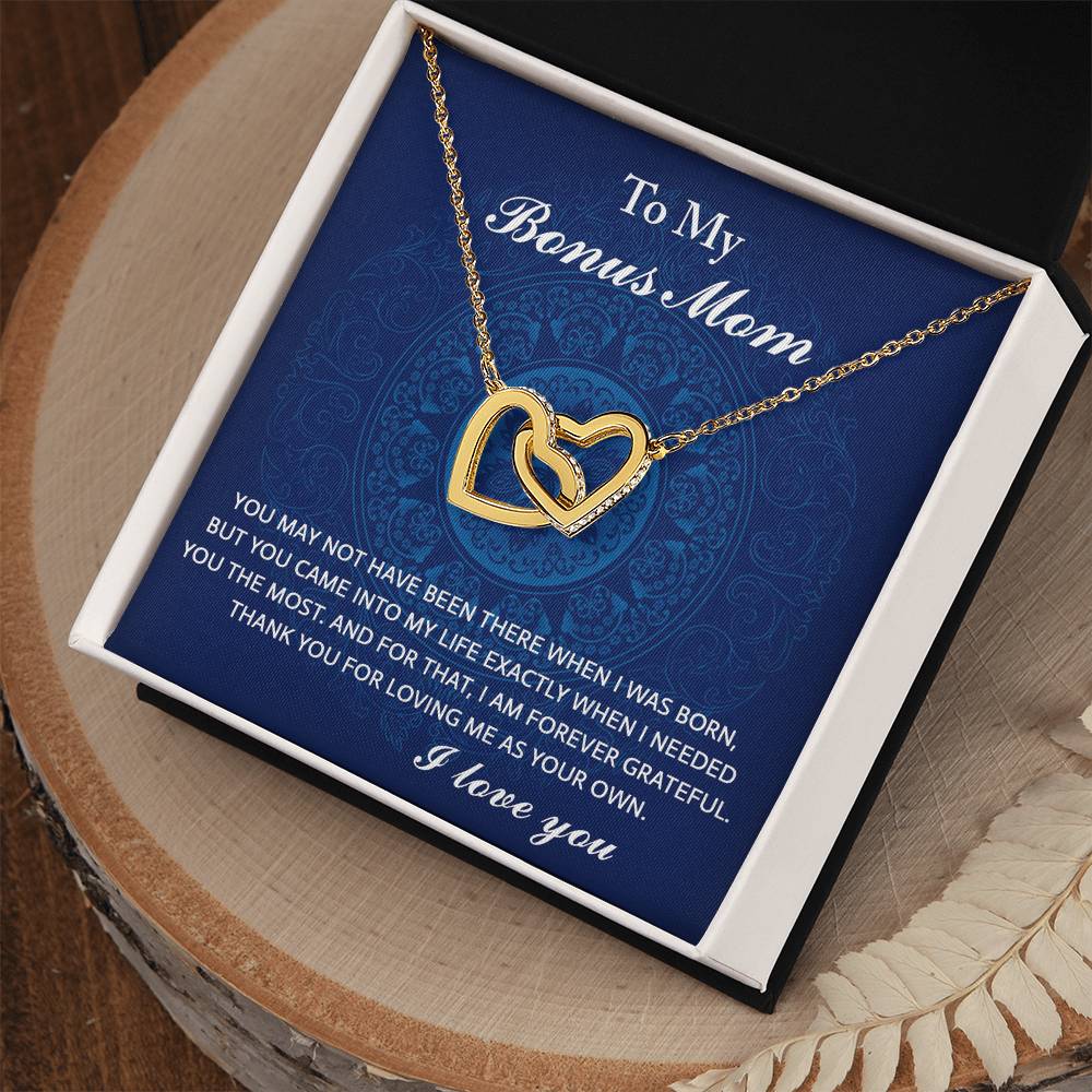 Necklace Gift For Bonus Mom - I Needed You
