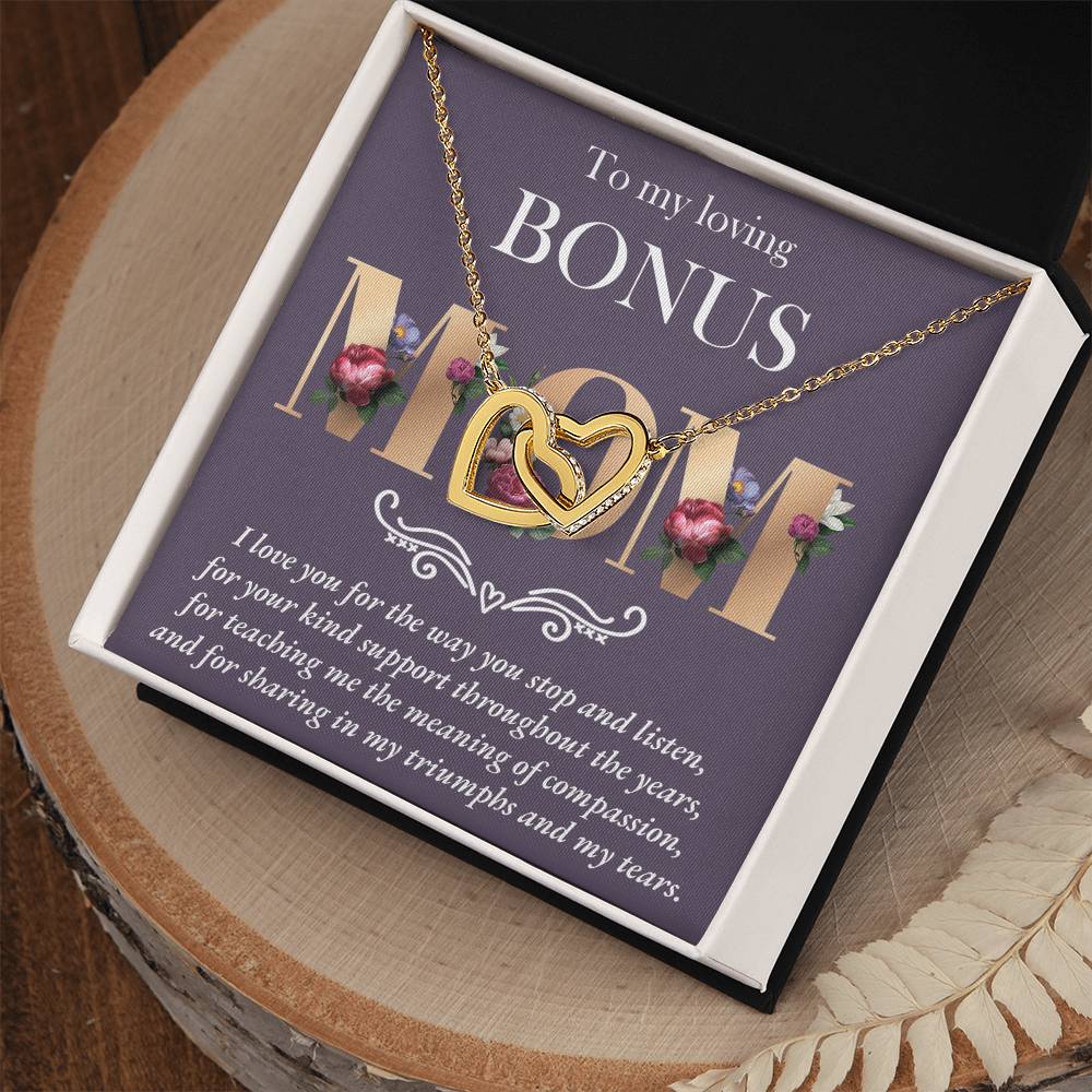 Necklace Gift For Bonus Mom - Throughout The Years