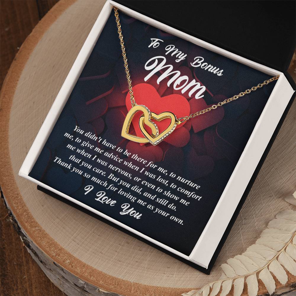 Necklace Gift For Bonus Mom - That You Care