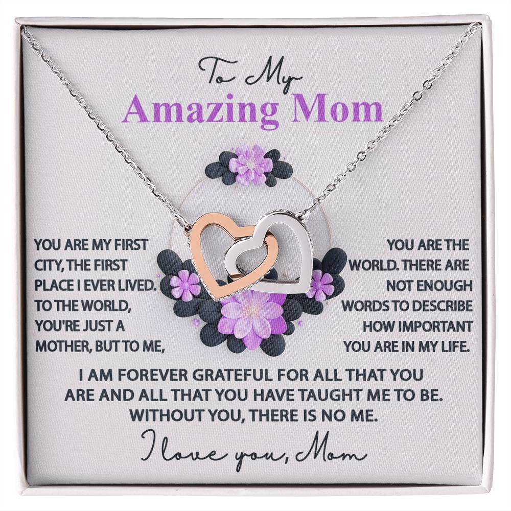 Necklace Gift For Mom - Forever Grateful