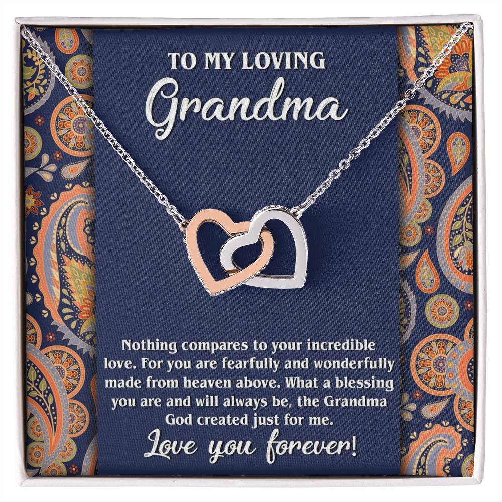 Necklace Gift For Grandma - Just For Me