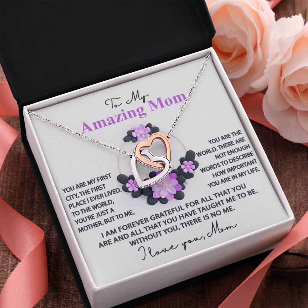 Necklace Gift For Mom - Forever Grateful
