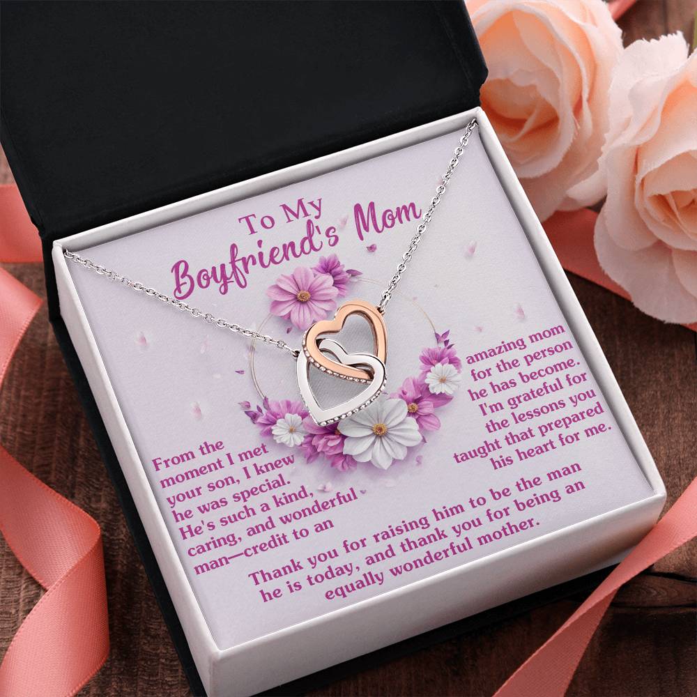 Necklace Gift For Boyfriend's Mom - Wonderful Mother