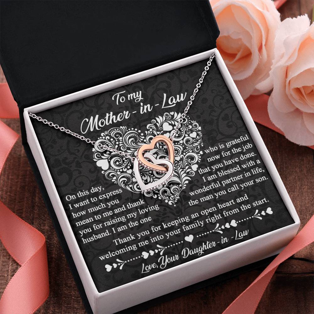 Necklace Gift For Mother In Law - An Open Heart