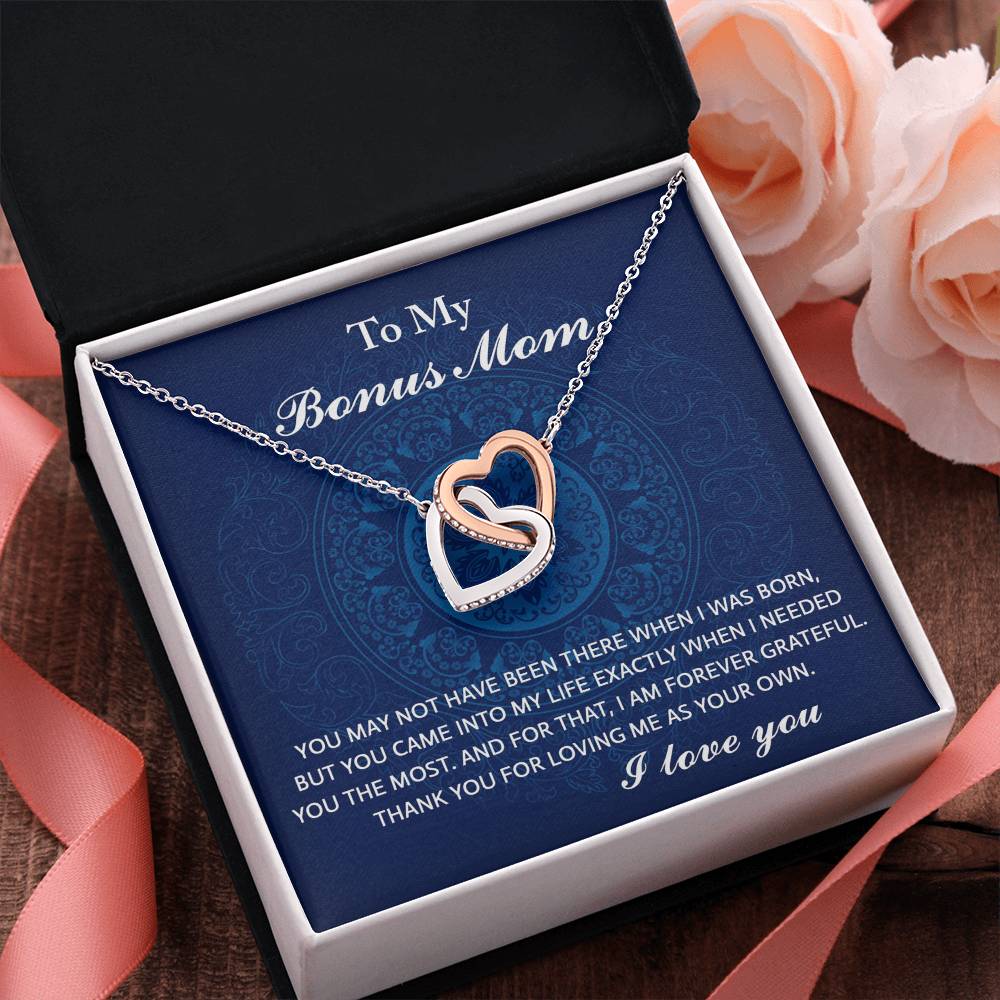 Necklace Gift For Bonus Mom - I Needed You