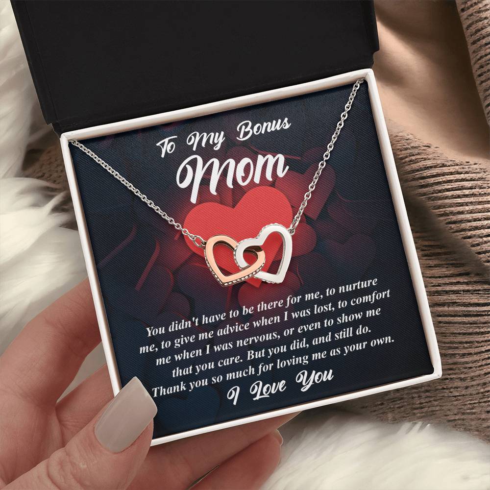 Necklace Gift For Bonus Mom - That You Care