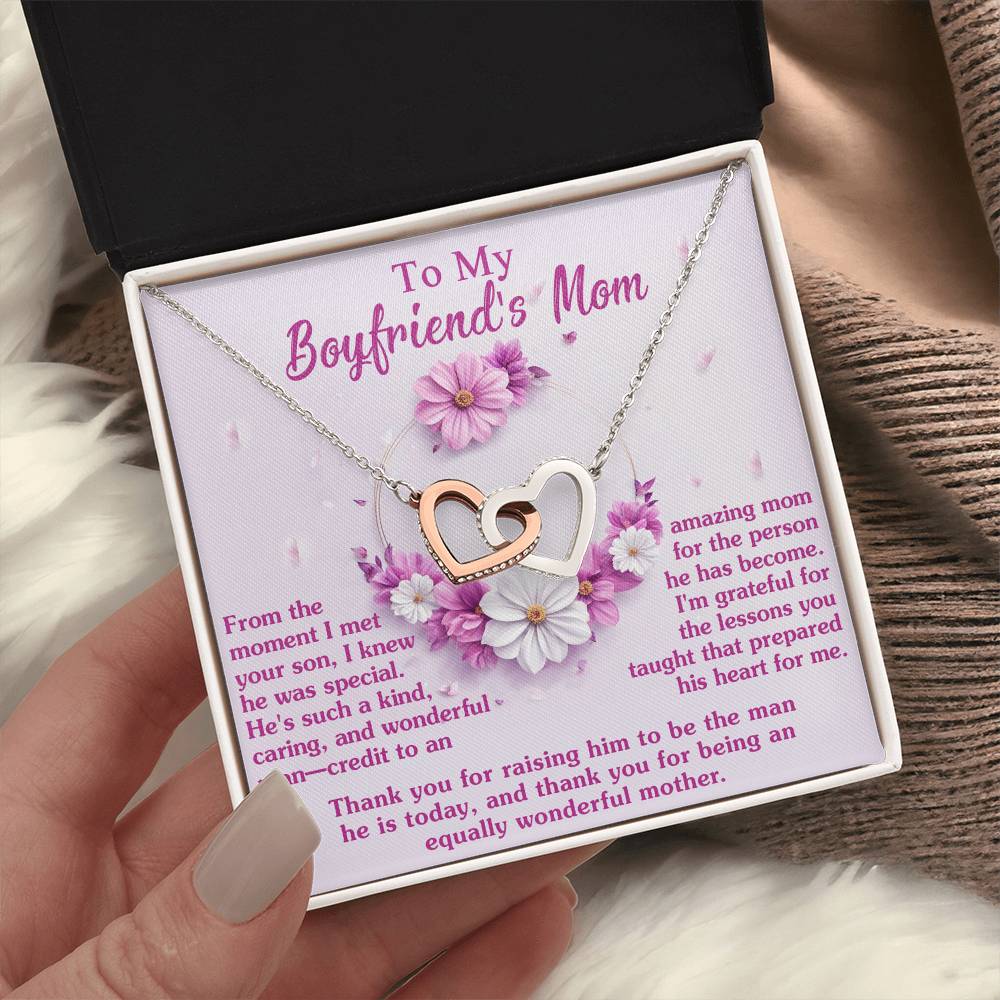 Necklace Gift For Boyfriend's Mom - Wonderful Mother