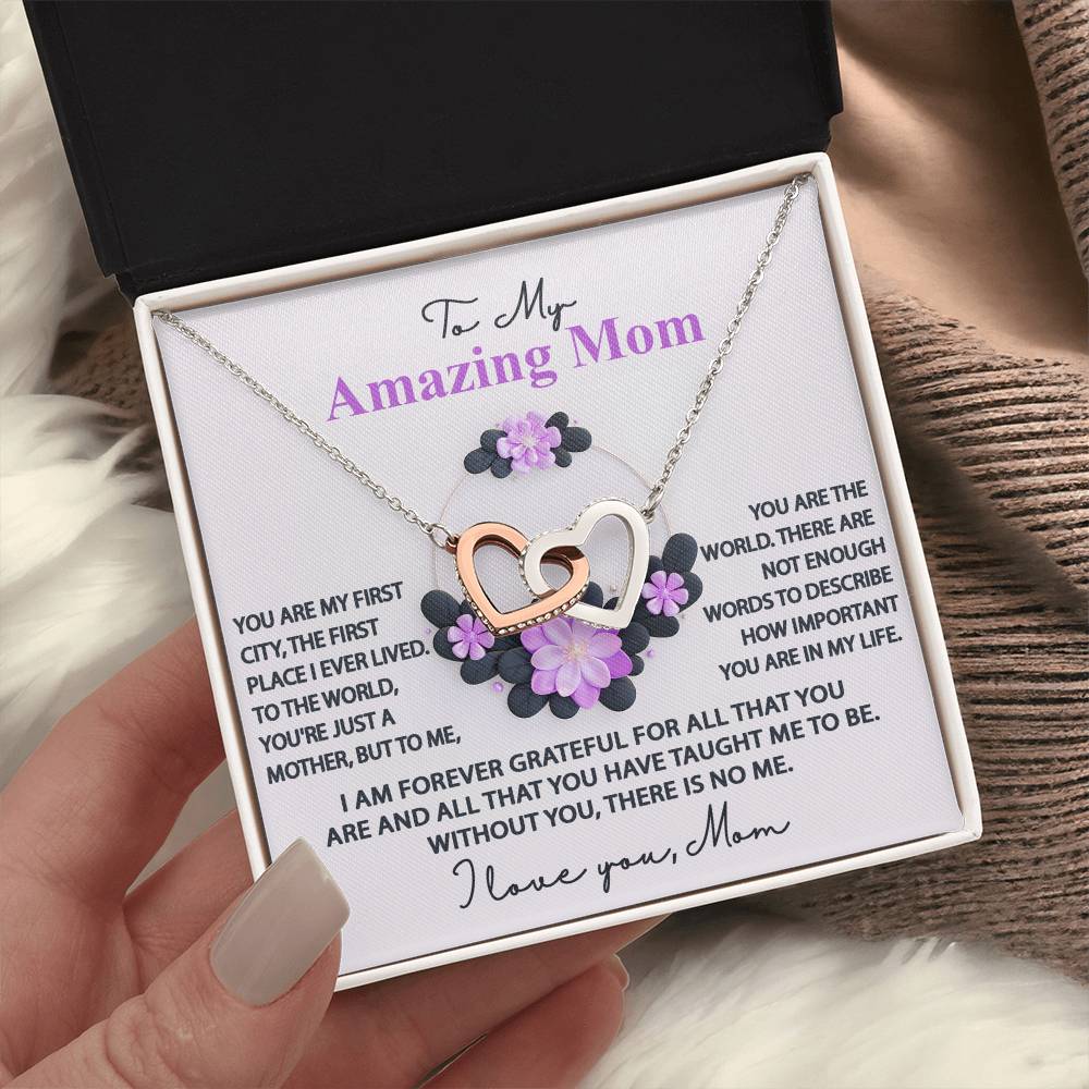 Necklace Gift For Mom - Forever Grateful