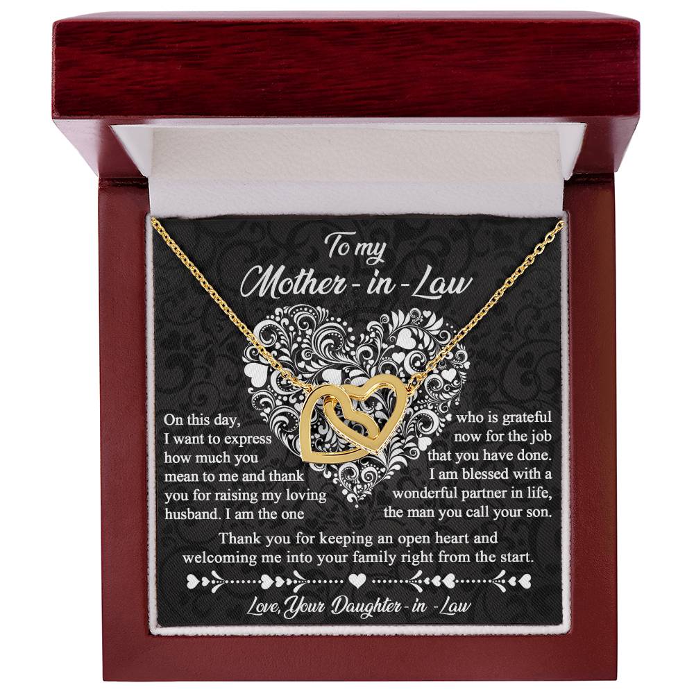 Necklace Gift For Mother In Law - An Open Heart