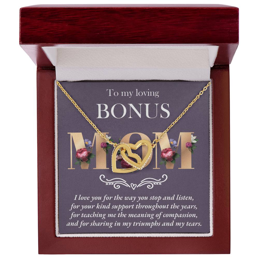 Necklace Gift For Bonus Mom - Throughout The Years