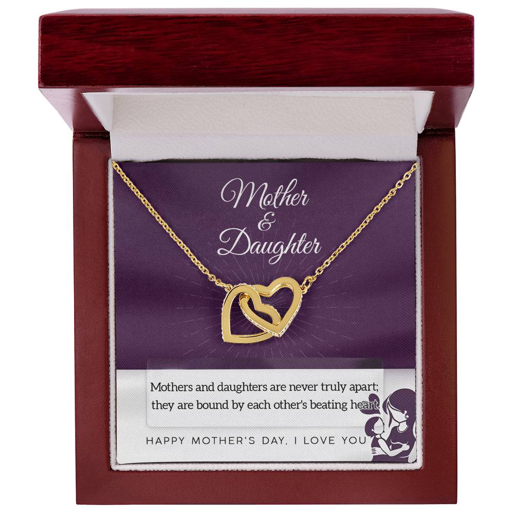 Necklace Gift For Mom From Daughter - Never Truly Apart