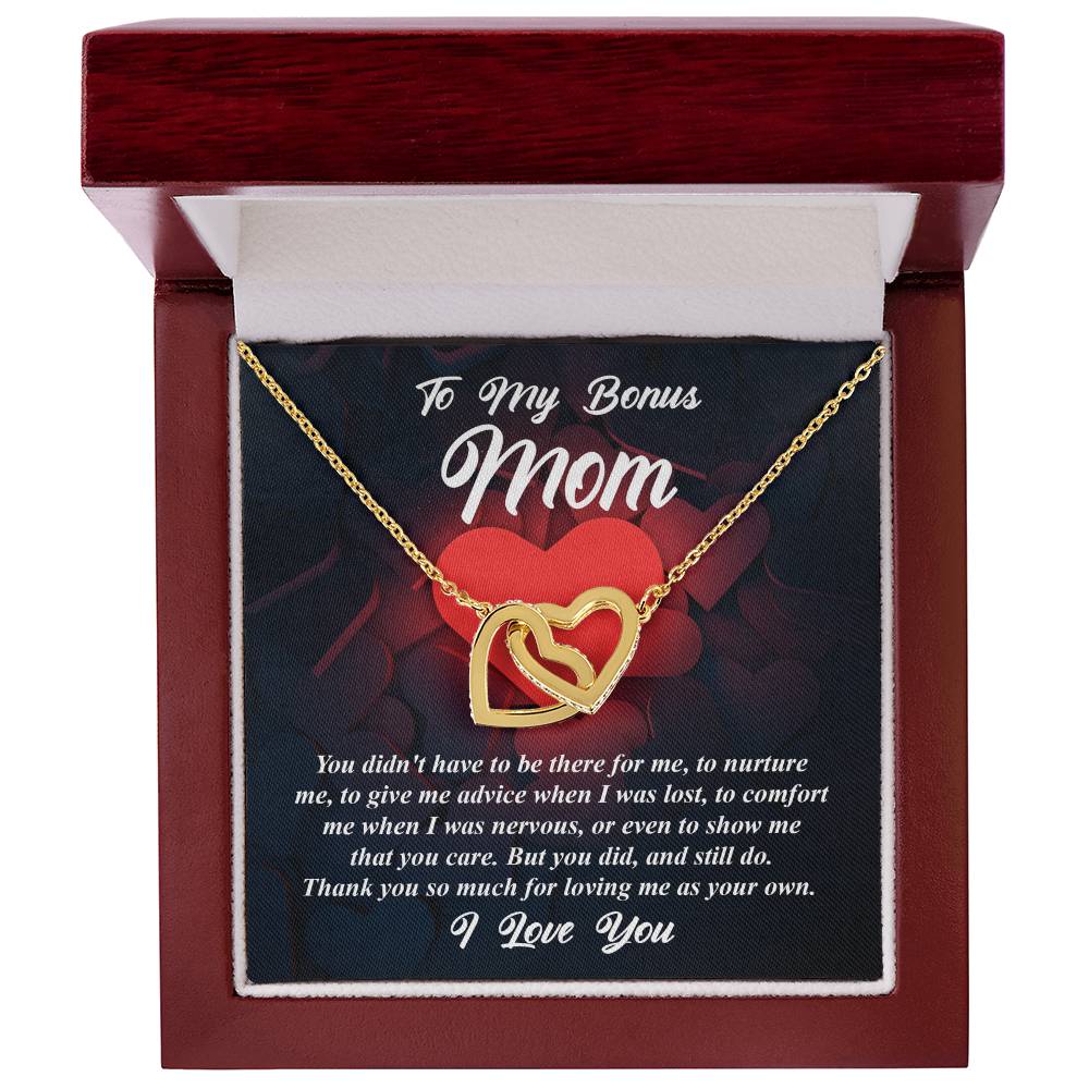 Necklace Gift For Bonus Mom - That You Care
