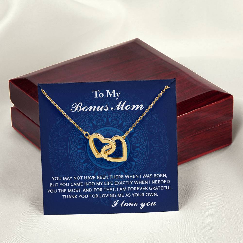 Necklace Gift For Bonus Mom - I Needed You