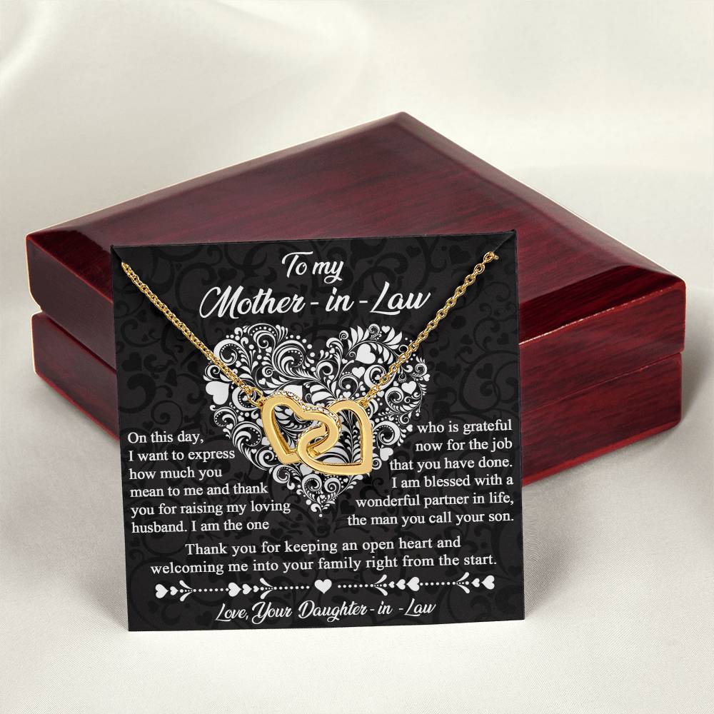 Necklace Gift For Mother In Law - An Open Heart