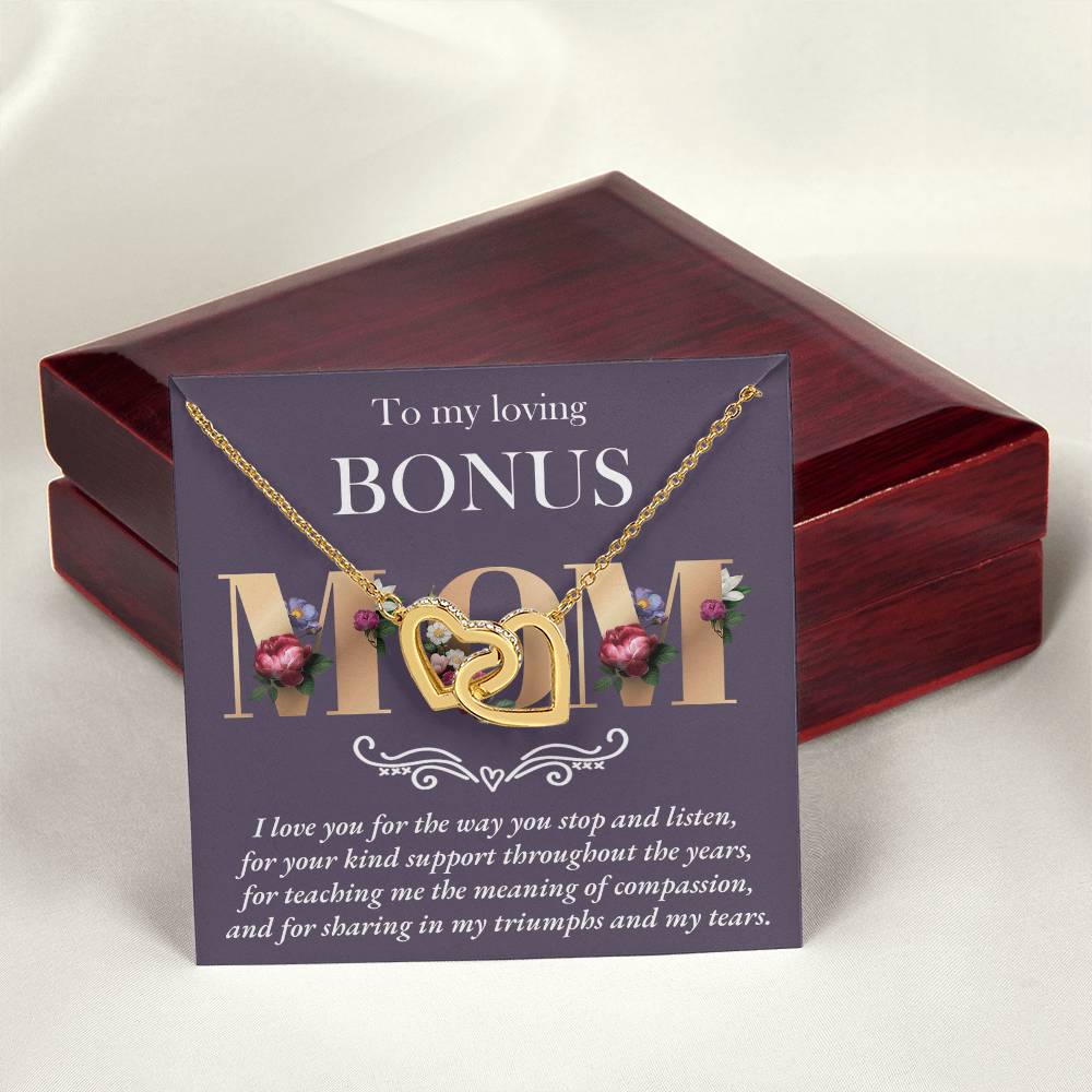 Necklace Gift For Bonus Mom - Throughout The Years