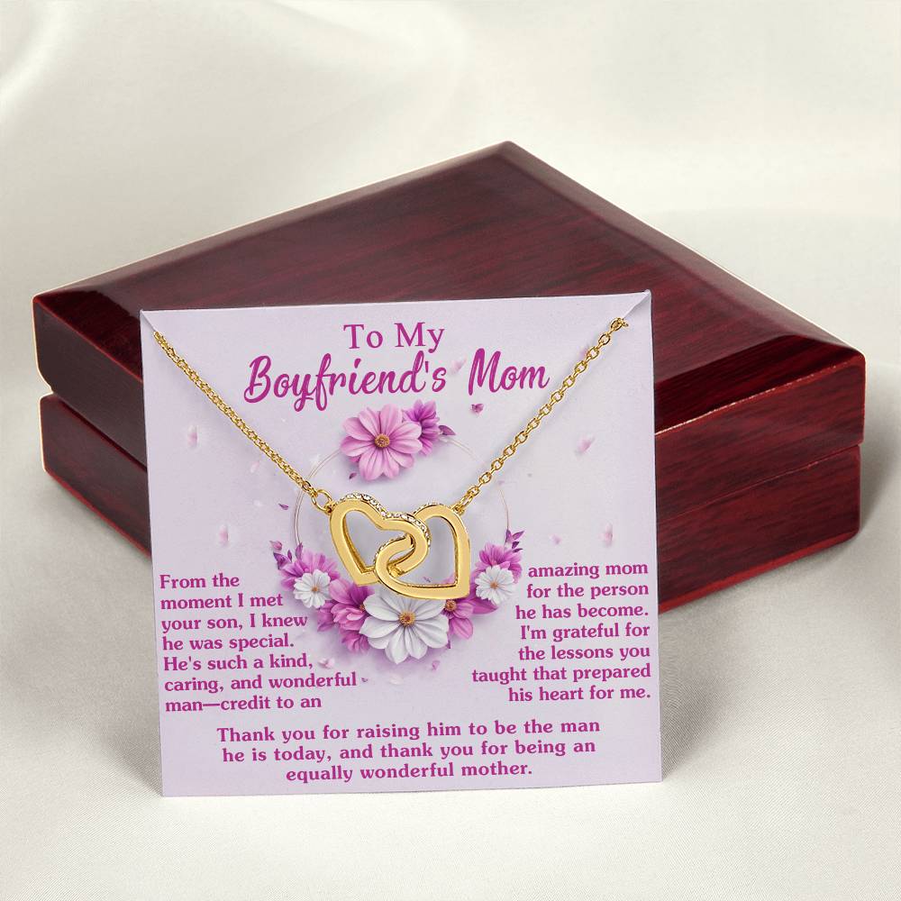 Necklace Gift For Boyfriend's Mom - Wonderful Mother